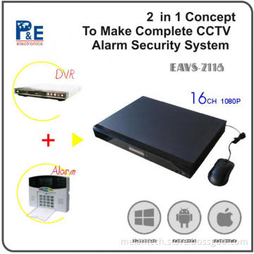 .264 DVR/NVR System, TCP/IP Alarm System, P2P Sever, 1080P CCTV Monitoring System